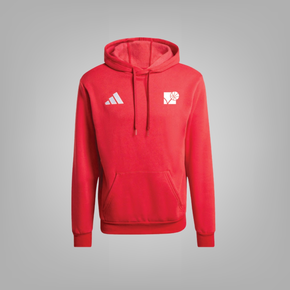 Rdeči adidas klubski pulover